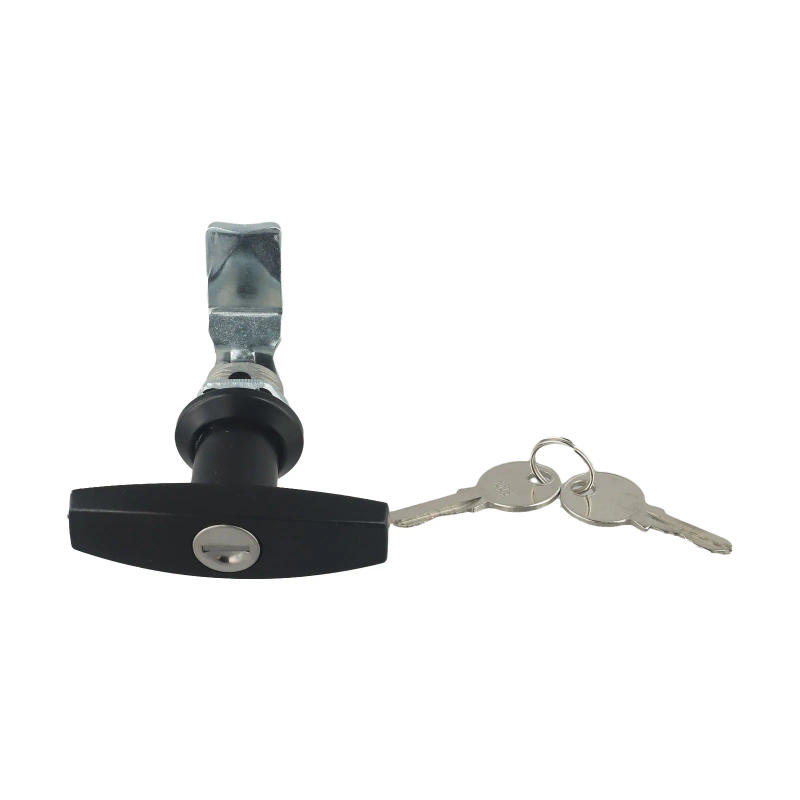 Description Picture 6 of item1pcs T Handle Lock With Keys Caravan Garage Shed Campervan Door Locks Home Improvement Garage Toolbox Electrical Box Lock