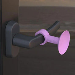 Soft Silicone Door Stopper Anti-damage Wall Protector Suction Cup Door Handle Bumper Mute Protect Walls Furniture Fittings