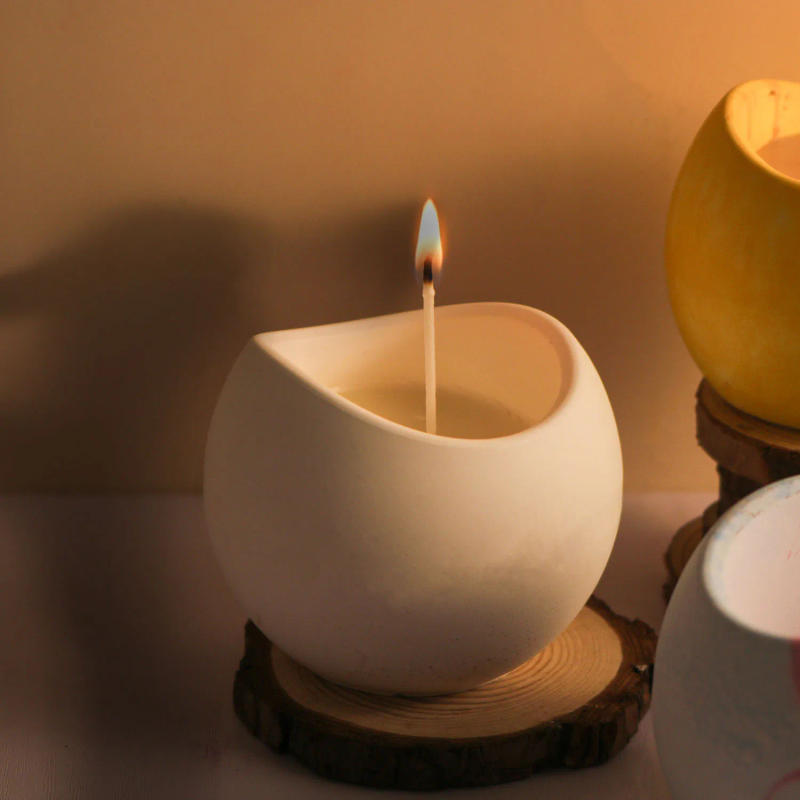 Description Picture 5 of itemArc Candle Jar Silicone Mold DIY Succulents Vase Craft Making Supplies Plaster Concrete Resin Storage Box Molds Home Decor Tools