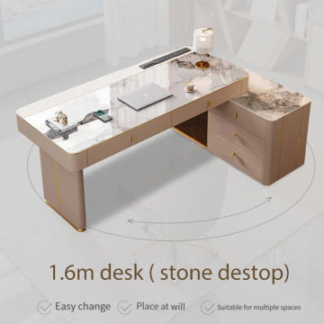 Modern Glass Bedroom Dresser Study Desk With Chair Home Furniture With Storage Function Sideboard Minimalist Furniture