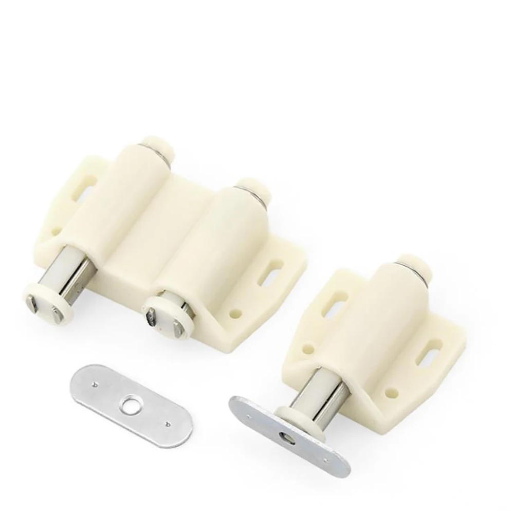 Description Picture 2 of item1Pcs Single/Double Door Touch Bead Rebounder Cabinet Door Snap-press Type Self-Spring Invisible Cabinet Magnetic Absorber Touch