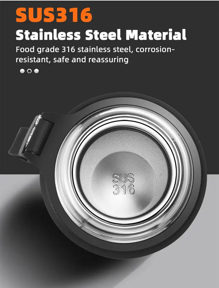 Description Picture 6 of item1000ml Coffee Thermos Bottle Keep Hot Cold Stainless Steel Thermos Vacuum Flasks Water Bottle 1.5L Tea Thermos Vacuum Kettle