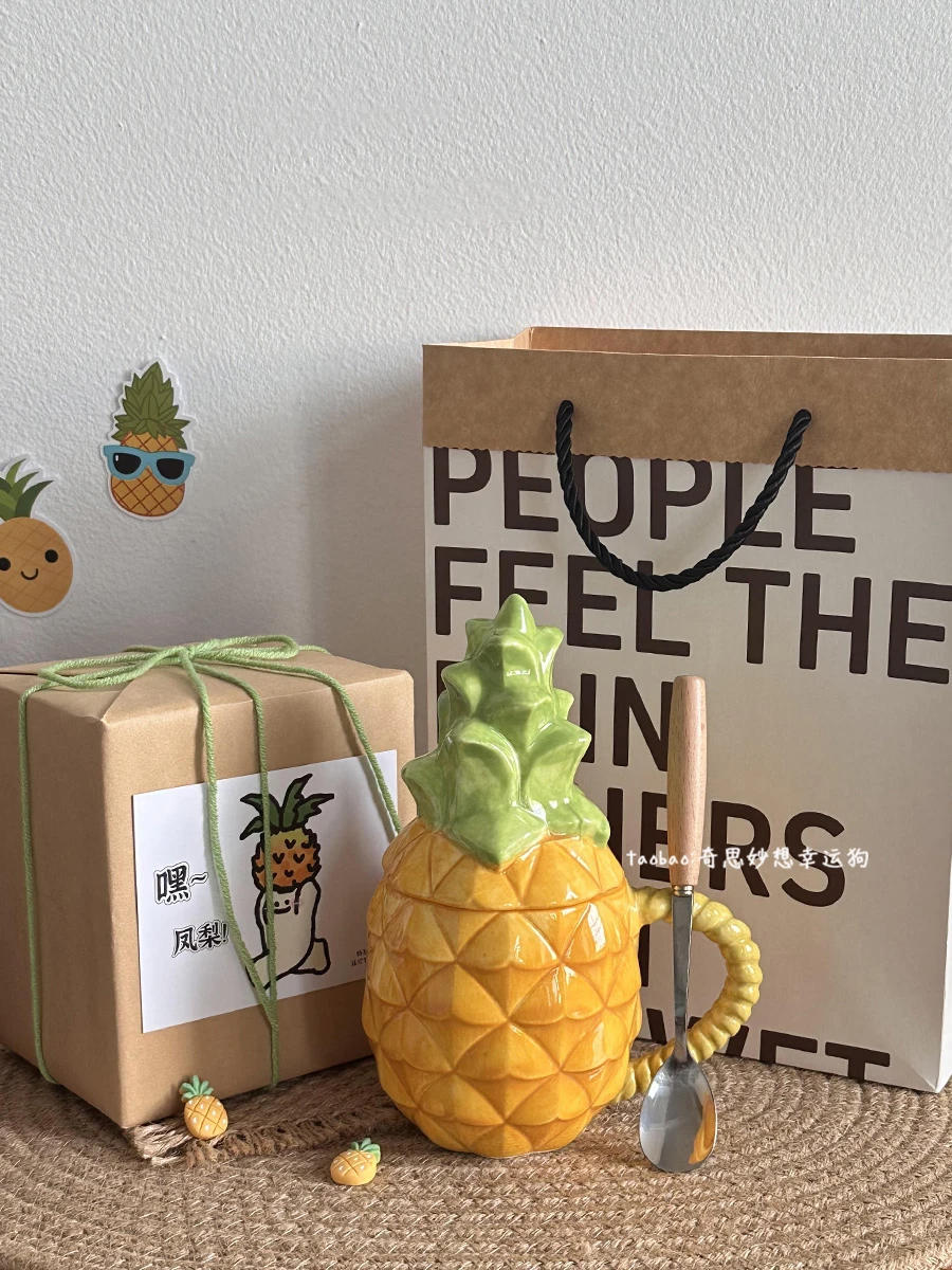 Description Picture 4 of itemLids Creative Coffee Cup Ceramic Latte Art Portable Espresso Coffee Cup Mug Bubble Tea Caneca Ceramica House Accessories