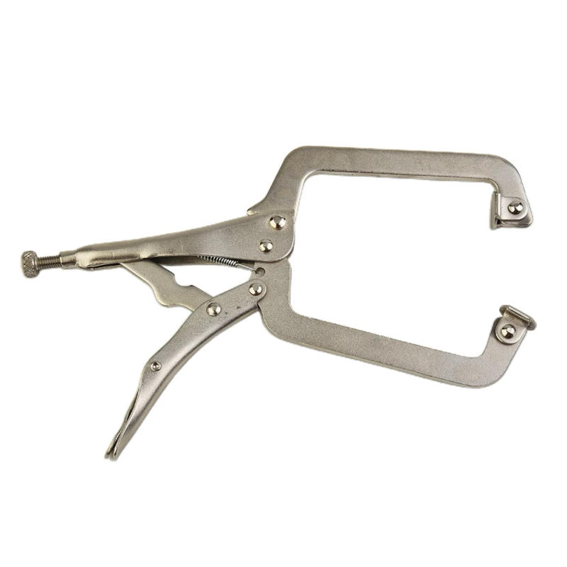 Description Picture 4 of item9 Inch Steel C Clamp Vise Grip Locking Welding Pliers Wood Tenon Locator Tool Tools Herramientas De Mano Ferramentas Man