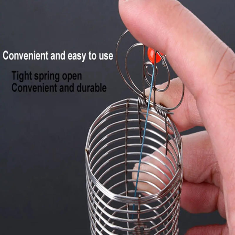 Description Picture 6 of itemSmall Trap Holder Fish Bait Lure Cages Fishing Bait Cage Fishing Feeder Bait Basket
