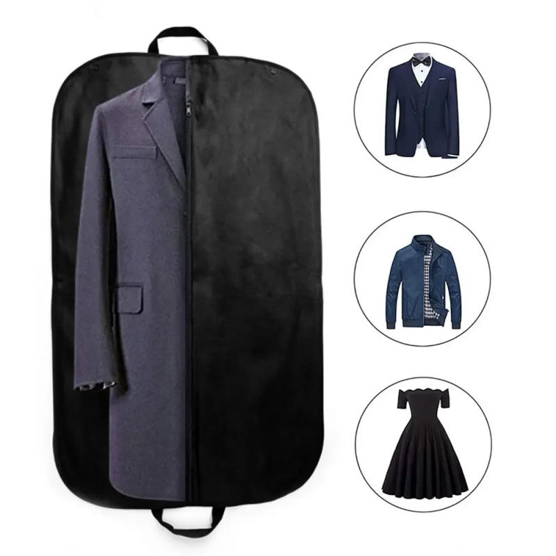 Description Picture 6 of itemDustproof Garment Bag Closet Organizer Waterproof Clothes Dust Cover Coat Suit Dress Protector Household Hanging Clothing Cover