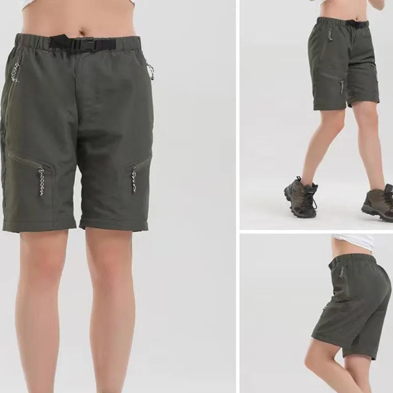 Description Picture 4 of itemMen's Summer Thin Breathable Legs Detachable Camping Hiking Trekking Climbing Pants Quick Dry Outdoor Cycling Trousers UV Proof