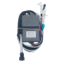 Total 17 wires DC 3V Gas stove Double ignition with Temperature control Dual valve pulse igniter MX8D32