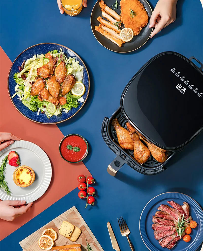 Description Picture 6 of itemHousehold Electric Air Pan Large Capacity Inteligente Multifunctional Deep Fryer Airfryer Accessories Oil-free Air Fryer Kitchen