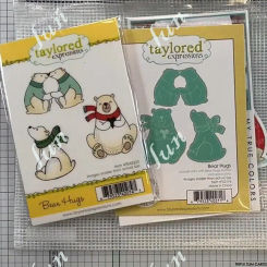 Bear Hugs Stamps Birthday Candles Love Metal Cutting Dies Scrapbooking Decorative Layering Stencils Template Embossing