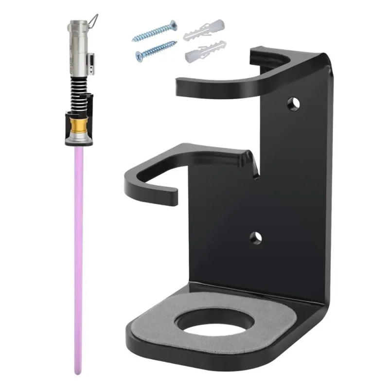 Description Picture 2 of itemUniversal Clear Acrylic Rack Lightsaber Display Wall Mount Light Saber Wall Rack Lightsaber Laser Sword Lig Stand