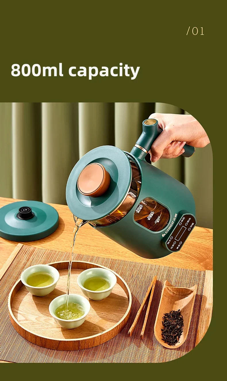 Description Picture 4 of item220V Electric Kettle Automatic Steam Spray Teapot with Filter Multifunction Glass Health Pot Thermo Pot Home Boil Water Kettle