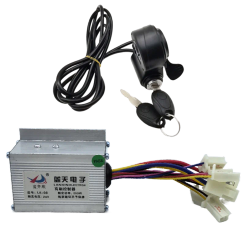 250W 350W 500W 800W 1000W 12V 24V 36V 48V Electric bicycle brush motor speed controller thumb throttle power lock