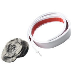 1M Door Bottom Brush Seal Strip Insectproof Soundproof Dustproof Door Bottom Seal Strip Door Sweep Seals Adhesive Door Stopper
