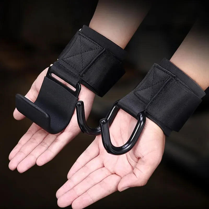 Description Picture 5 of item1 Pc Power Hook Grip Hook Horizontal Bar Pull-up Power Assisted Lifting Hook Hard Pull Power Belt Horizontal Bar Lifting