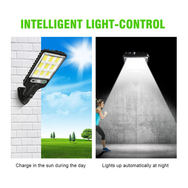 Description Picture 4 of itemSolar Outdoor Led Courtyard Wall Lamp With 3 Mode Waterproof Motion Sensor Security Lighting Street Lights for Garden Patio Path