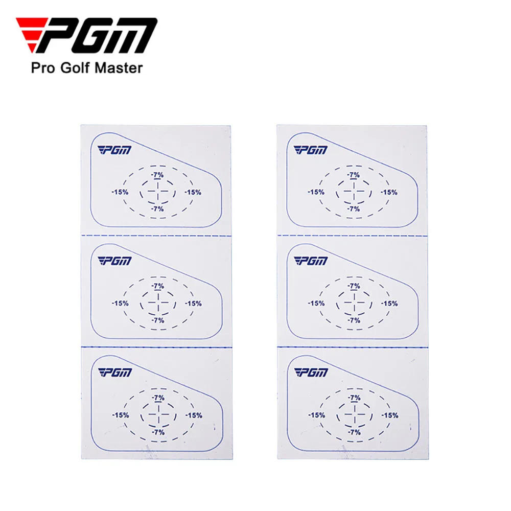 Description Picture 2 of itemGolf Impact Sticker, Golf Club Hit Paper, Golf Ball Stamp,Swing Practice Training Assist Impact Sticker, 6 Club Labels Per Pack