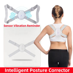 Intelligent Posture Corrector Back Brace Shoulder Support Smart Vibration Sensor Children Corset Adults Sit Correction Belt