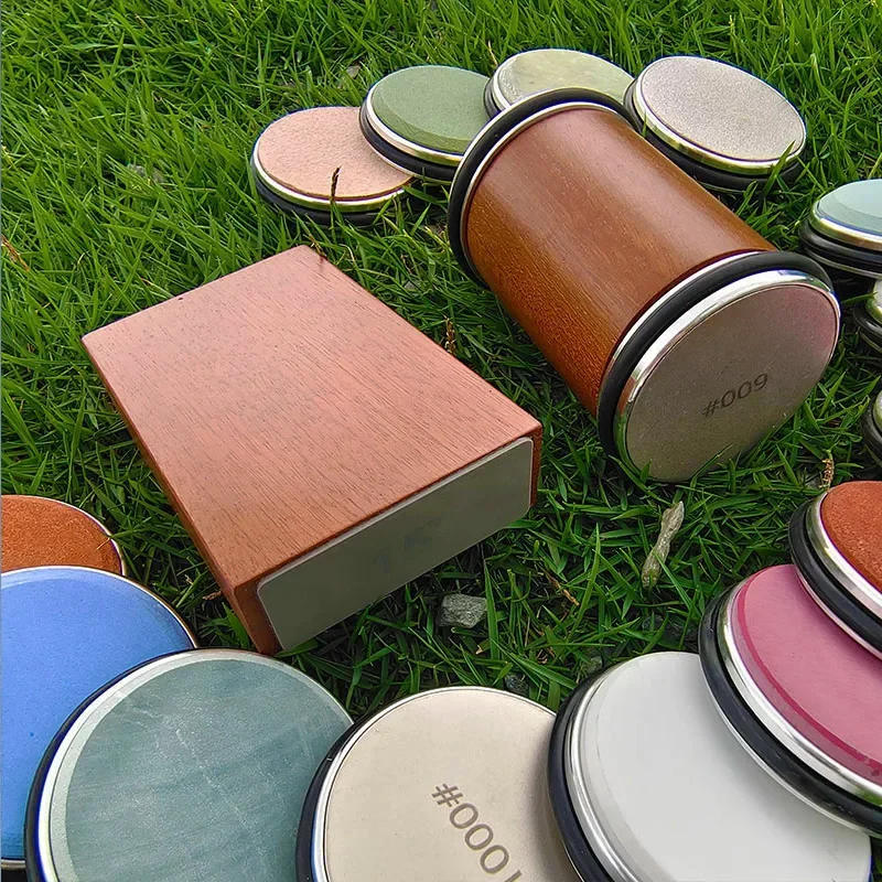 Description Picture 5 of itemRolling Knife Sharpener for Straight Edge, Knife Sharpener Kit with 15 & 20 Degree Magnetic Angle for Kitchen Knives whetstone