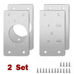 ​1/2/4/10Pair Hinge Repair Plate Door Board Technology Repair Plate Hinge Door Drawer For Cabinet Close Hinges Cupboard Kitchen