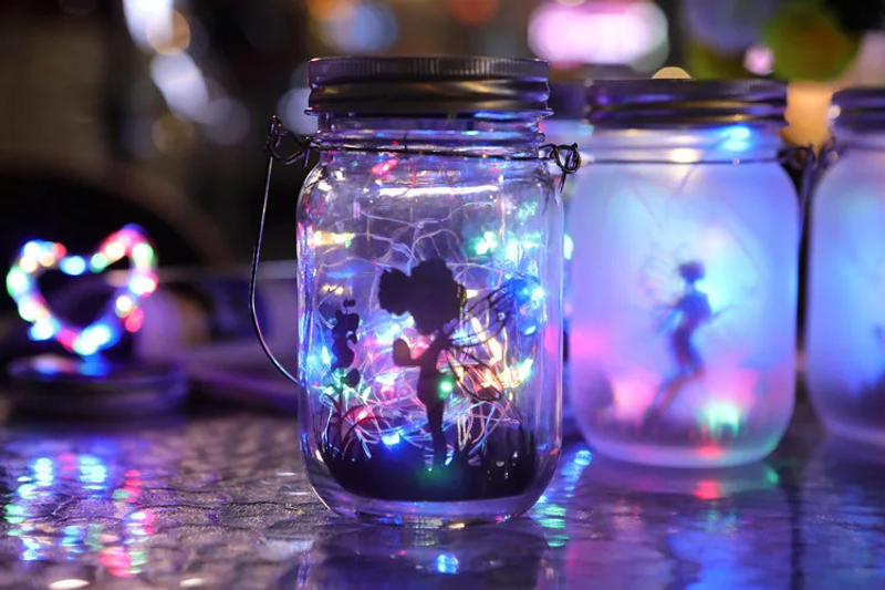 Description Picture 6 of itemSolar Mason Jar Light Waterproof Fairy Firefly Jar Lids Lamp For Holiday Party Christmas Patio Lawn Garden Decor Lighting