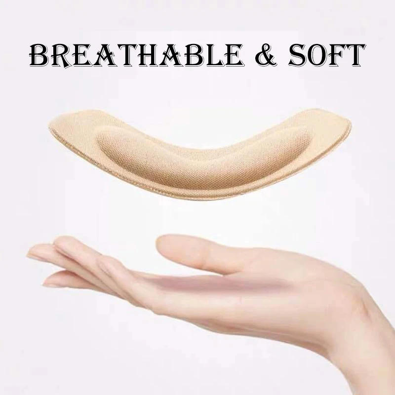 Description Picture 4 of item50 pcs Heel Insoles Patch Pain Relief Anti-wear Cushion Pads Feet Care Heel Protector Adhesive Back Sticker Shoes Insert Insole