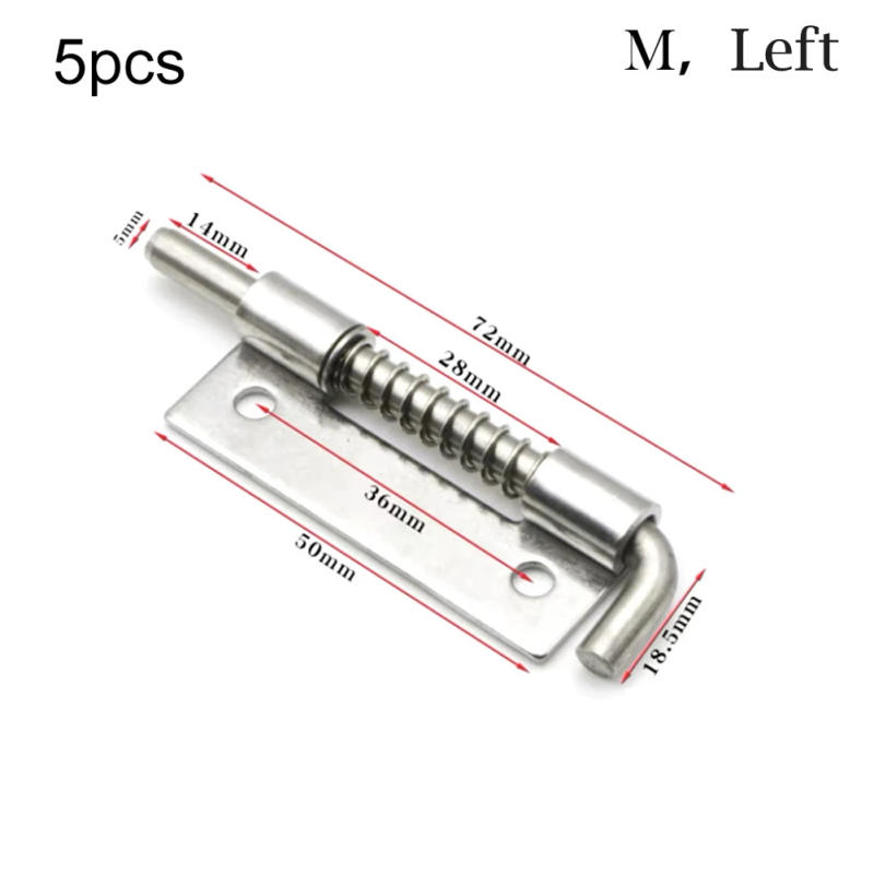 Description Picture 5 of item5pcs Spring Door Bolt Rebound Latch Metal Security Bolt Latch Spring Latches Cabinet Distribution Box Latches Hardware