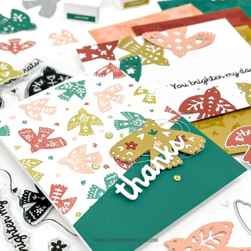 Description Picture 5 of itemNew Dies Stamps Set Feathered Friends True Story Afternoon Tea Die Cottage Charm Stencil DIY Scrapbook Diary Decoration Template