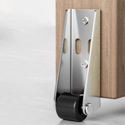 1pc Furniture Caster Soft Rubber Swivel Caster Replacement For Movable Furniture Trolleys Kitchen Cabinets Storage Racks