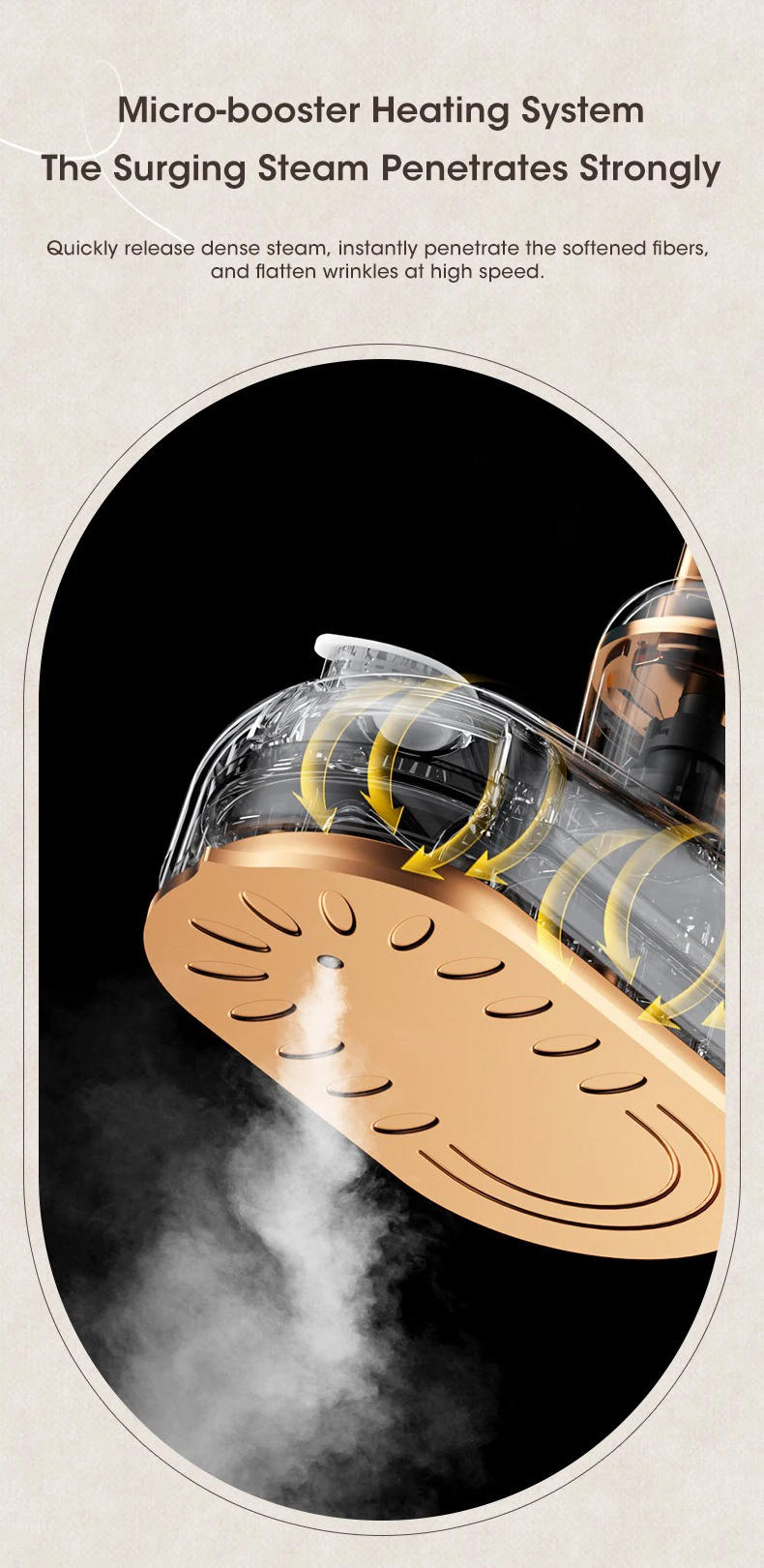 Description Picture 5 of itemMini Electric Irons Handheld Portable Home Travelling For Clothes Ironing T-Shirt Wet Dry Ironing Machine