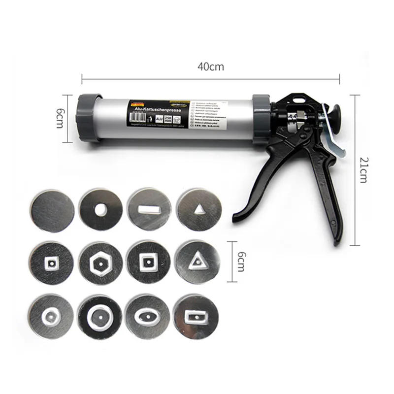 Description Picture 3 of itemPottery Tools Hollow Mud Stick Extruders Handheld Mud Guns for Extruding A Variety of Clay Bars Clay Modeling Ceramic Art Tools