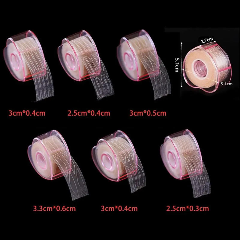 Description Picture 2 of itemAuxiliary Tool Waterproof Makeup Tools Lace Paste Double Eyelid Tape Eyelid Tape Roll Lace Eyelid Sticker Mesh Eye Stickers