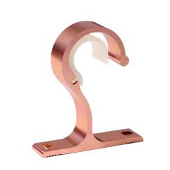 Curtain Rods Bracket Hanger Hook Rod Support Clamp Crossbar Fixing Clip Wall Hooks Organizer Rails Rack Home Storage