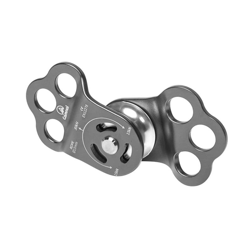 Description Picture 4 of itemRock Climbing Pulley Rope Pulley Three Holes 30kN Aluminum Lifting Pulley for Tree Rigging Caving Outdoor Camping Accessories