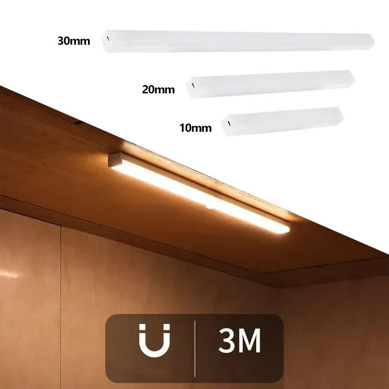 Description Picture 2 of itemMotion Sensor Light Wireless LED Night Lights Bedroom Decor Light Detector Wall Decorative Lamp Staircase Closet Room Aisle Ligh