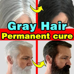 Gray Hair Treatment Serum White to Black Natural Color Repair Nourishing Products Anti-Hair Loss Care Men Women