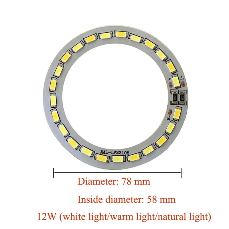 Description Picture 3 of itemYOUCENT 1PCS DC5V Dimmable LED Chip 10W 12W Surface Light Source SMD 5730 Double Color Ring Lamp Beads DIY Adjustable LED Bulb