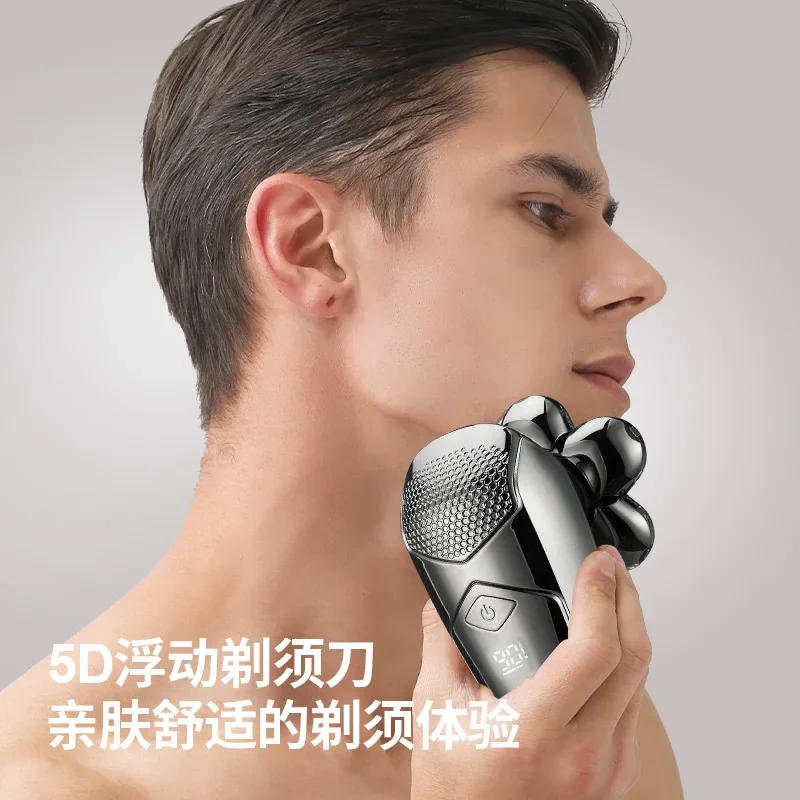 Description Picture 5 of itemMultifunctional Household Razor Resuxi MS-673Electric Clipper New Full Body Washable Electric Shaver Six-blade Bald Hair Clipper