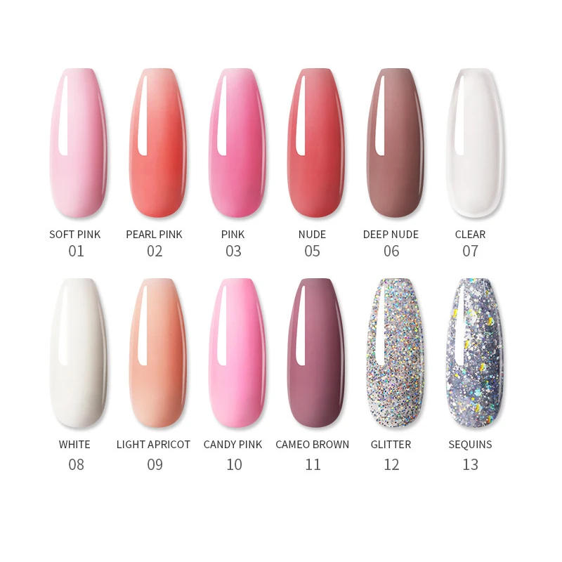 Description Picture 5 of item15ml/30ml Poly Nail Gel ,Pure Color Acrylic Extension Gel ,Quick Crystal Builder Nail Gel for Art Design ,Extend Nail Fingertips