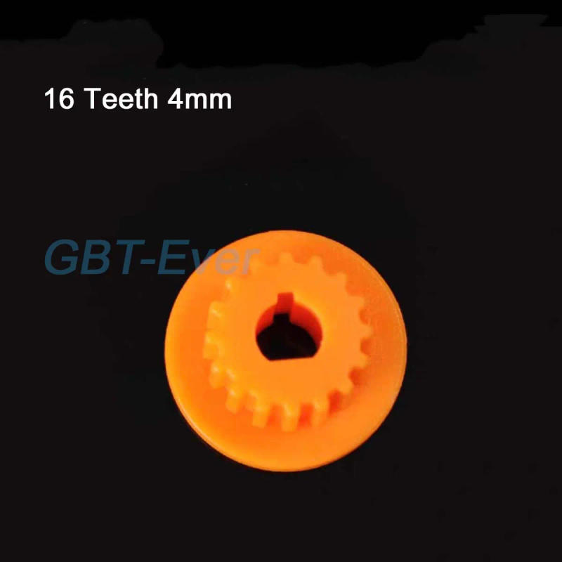 Description Picture 4 of item10Pcs 0.5M Plastic Gear 15 Teeth/16 Teeth Toy RC Model Car D Hole Bore 3mm/4mm/5mm Shaft Motor Pinion Gear Orange POM Gears