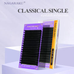 NAGARAKU 16Rows Faux Cils Lashes Individual Eyelash Extension Matte Professional Soft and Natural Makeup Premium Eyelashes