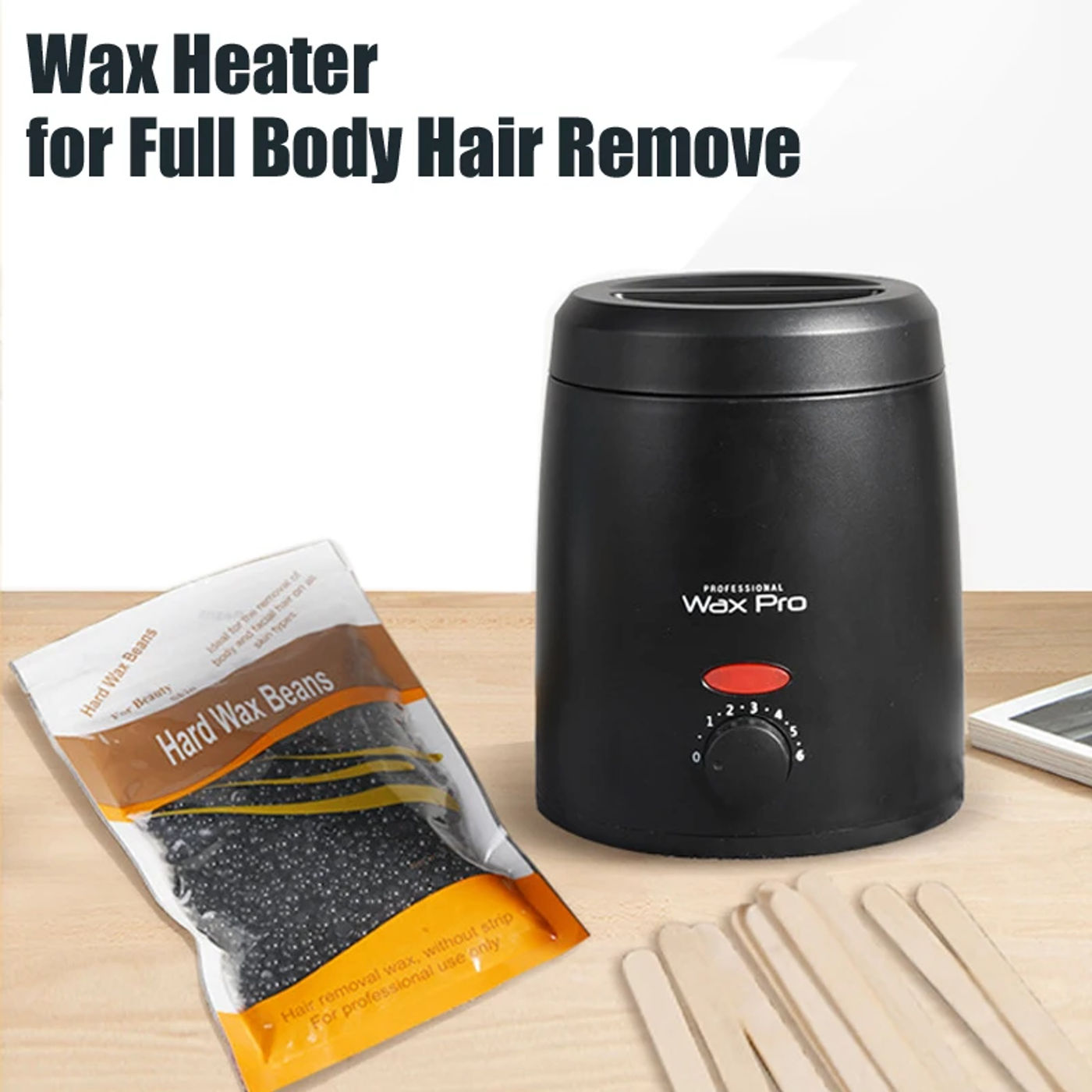 Description Picture 4 of item200ML Brazilian Hard Waxing Wax Warmer Machine Hard Waxing Wax Beans Waxing Machine Epilator Wax-melt Pot Unisex Hair Removal
