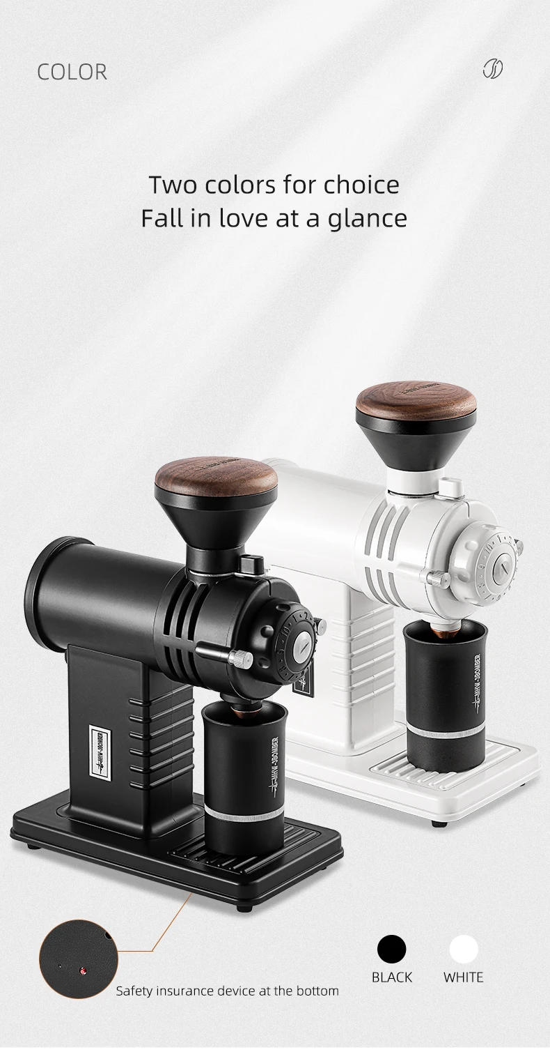 Description Picture 4 of itemMHW-3BOMBER Adjustable Electric Coffee Grinder 78mm Blades with Espresso Sifter Dosing Cup &amp Brush Set Coffee Bean Hopper