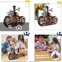 Funny Motorcycle Wine Decanter Liquor Whisky Decanter Bottles Drink Bottle Liquor Dispenser For Motorcycle Lovers