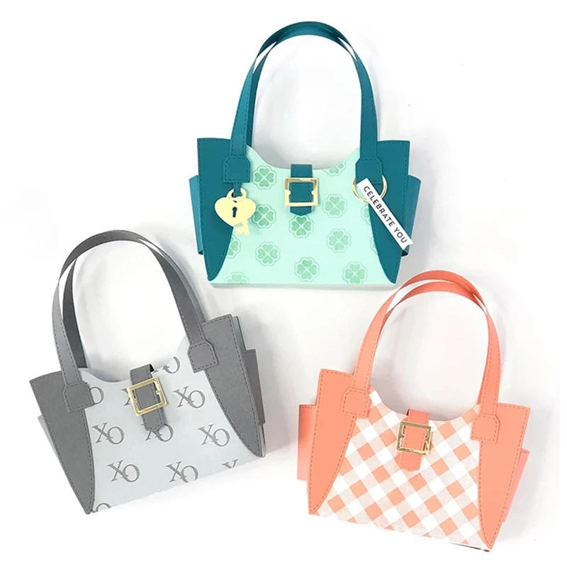 Description Picture 2 of itemNew Handbag Cutting Dies Scrapbooking Embossing DIY Card Make Mould Model Craft Decoration Stamps and Dies Metal Cutting Dies