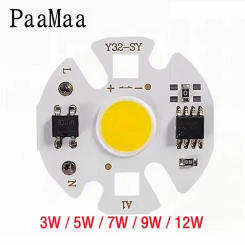PaaMaa Y32 COB LED Chip Lamp Matrix AC 220V 3W 5W 7W 9W 12W For Floodlight Spotlight No Need Drive Projector Light Bulb Beads