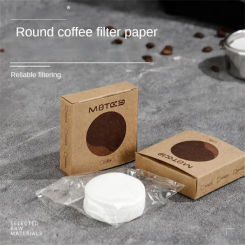 Uniform Without Caking Special Filter Paper For Coffee Environmental Health Coffee Machine Filter Paper White