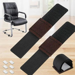 6Pcs Furniture Pad Anti-aging Chair Protector Pad Wrap-Around Practical Felt Floor Saver Sled Chair Pad Home Supplies