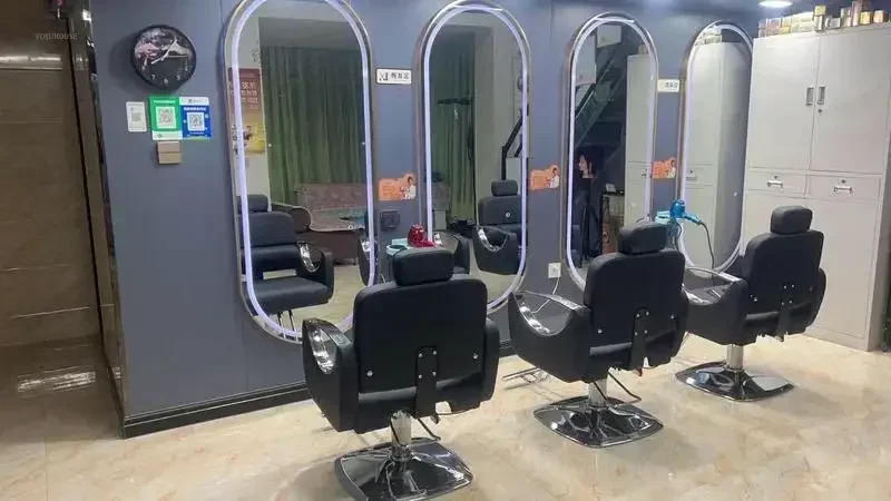 Description Picture 5 of itemModern Barber Shop Professional Hairdressing Chair For Comfortable Backrest Armchair Salon Furniture Lifting Barber Chair