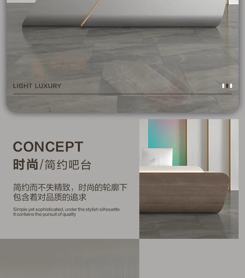 Description Picture 3 of itemWhite Church Pulpit Front Desk Lectern Restaurant Tables Pulpitos Standing Office Receptionist Desk Bar Small Bureau Furniture